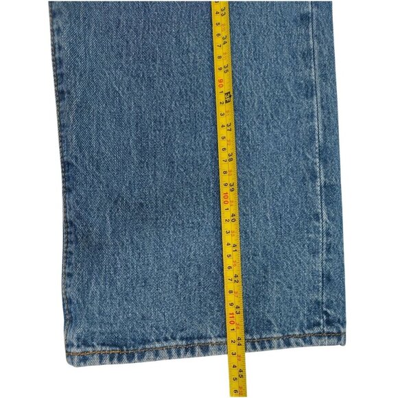 Levis 501 Original Fit Button-Fly Blue Jeans Mens W44 L32 Cotton Denim Classic. - Picture 7 of 7